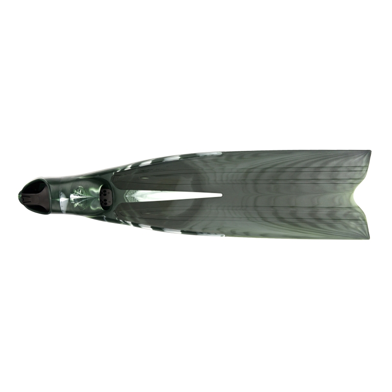 Aqu Gear Camo Green Soft Long Blade Diving Fins